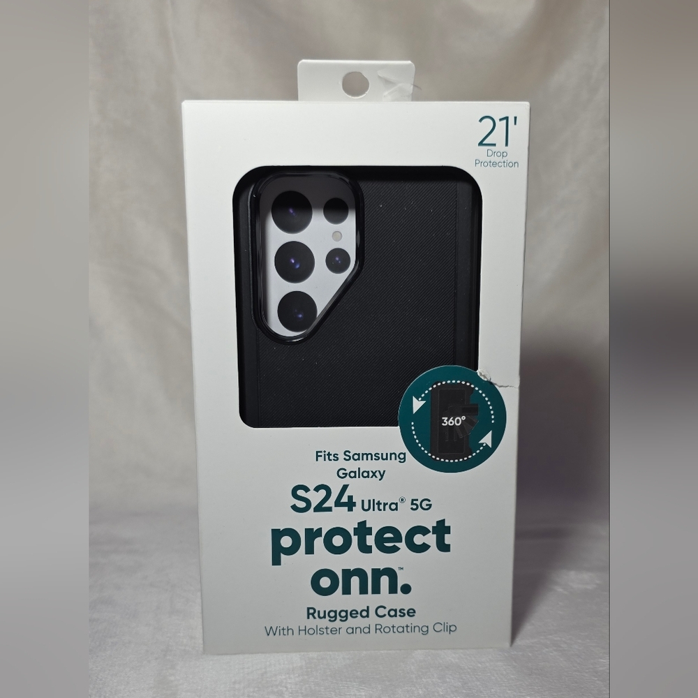 On Running Black Rugged Case for Samsung Galaxy S24 Ultra 5G